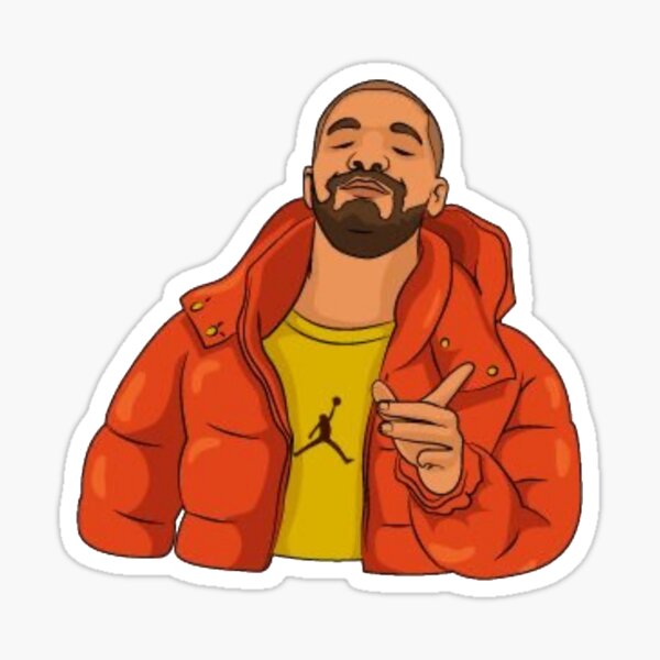 Hotline Bling Meme Stickers Redbubble