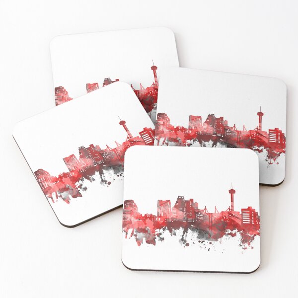 Item preview, san antonio skyline red designed and sold by BekimART2.