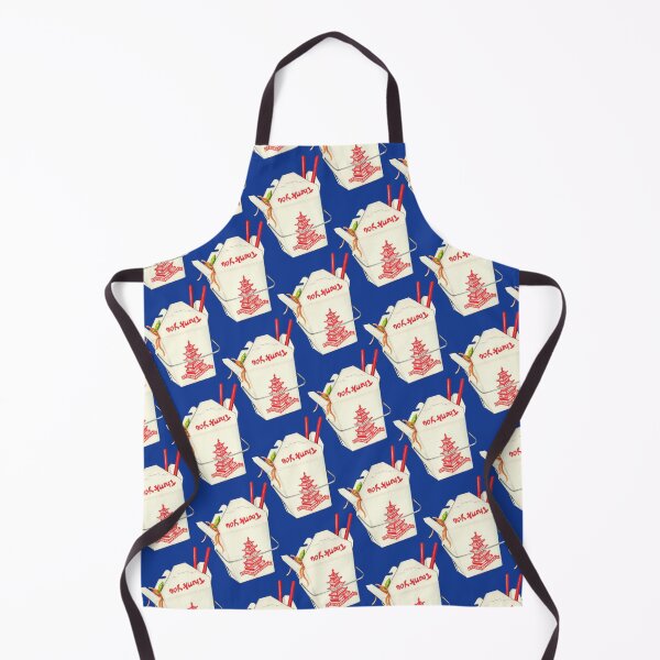 Item preview, Chinese Takeout Pattern - Blue designed and sold by Kelly Gilleran.