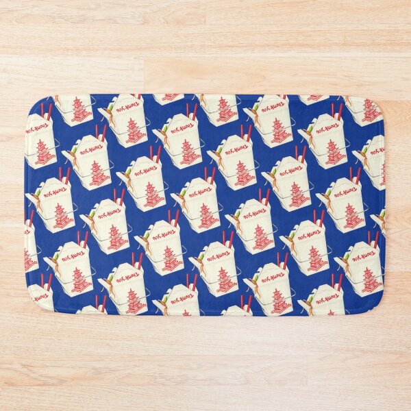 Item preview, Chinese Takeout Pattern - Blue designed and sold by Kelly  Gilleran.
