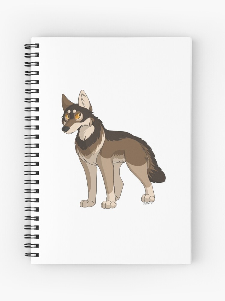 Cuaderno de espiral «Lobos del mundo: lobo del noroeste (marrón)» de  JayZX535 | Redbubble