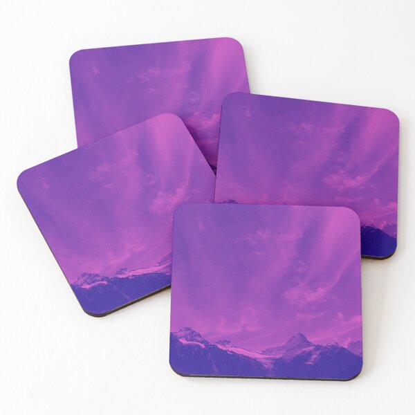 Item preview, scalp mountain purple sky  designed and sold by kyds.