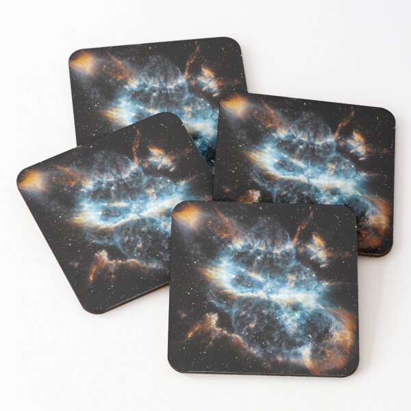 Item preview, Blue and gold nebula designed and sold by Fibracreativa.