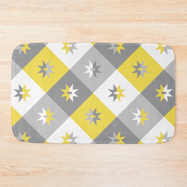 Item preview, Yellow and grey geometric pattern designed and sold by EvieWoj.