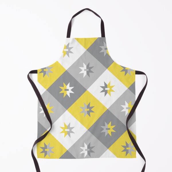 Item preview, Yellow and grey geometric pattern designed and sold by EvieWoj.