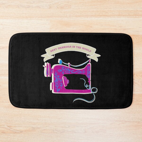 Item preview, Best grandma in the world sewing machine pink designed and sold by Zwuck.
