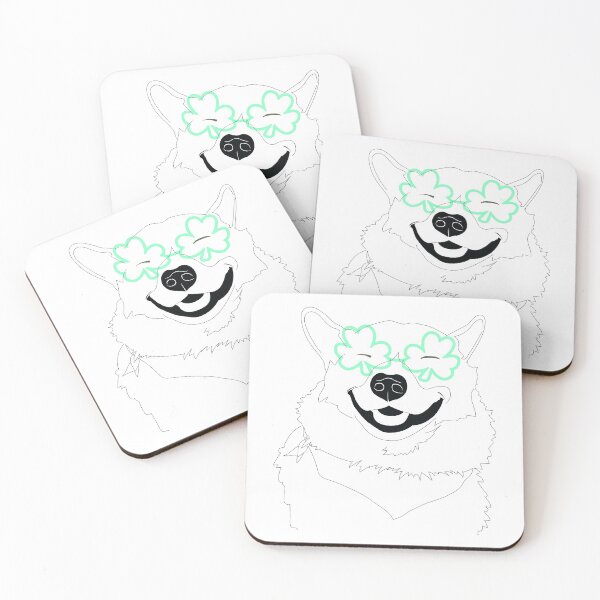 Item preview, St. Patrick's Day corgi designed and sold by Kaleb Ahrens.