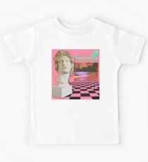Camiseta para niños Estatua de onda de vapor estética