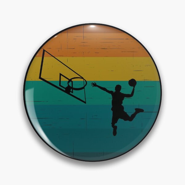 Item preview, Dunking Basketball Player (Vintage Retro) designed and sold by Express YRSLF.
