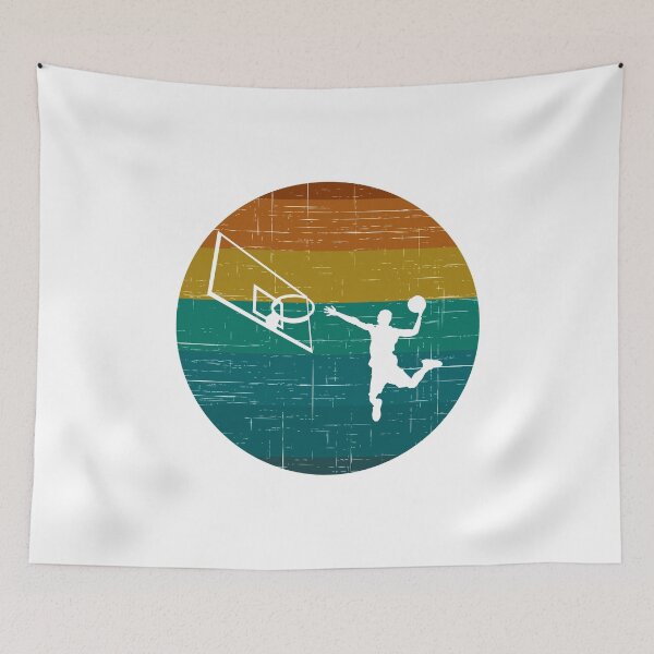 Item preview, Dunking Basketball Player (Vintage Retro) designed and sold by Express YRSLF.