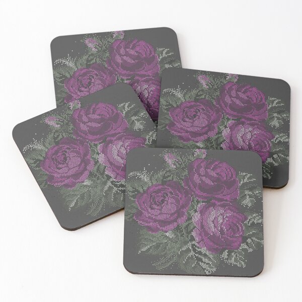 Item preview, Vintage Mosaic Roses designed and sold by MaijaR.