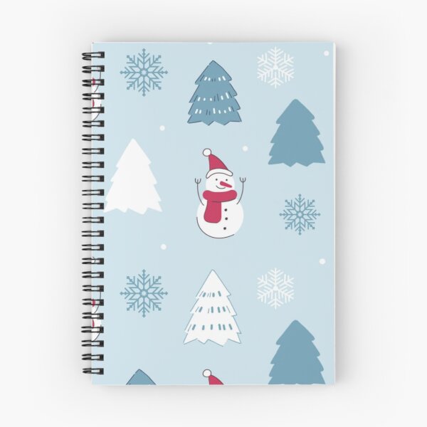 Item preview, Christmas pattern - snowmen with fir trees designed and sold by PatCy.