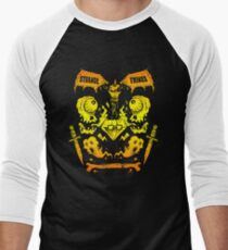 Ghouls, Ghosts, Gems & Daggers (GOLD) Men's Baseball ¾ T-Shirt