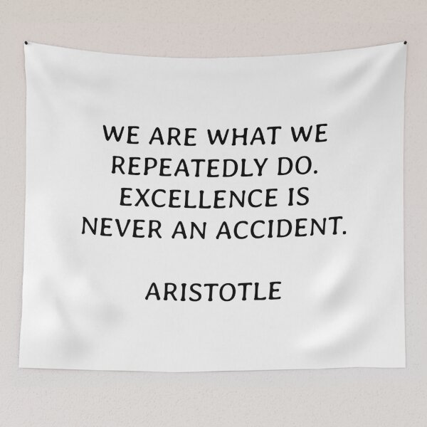 Item preview, Aristotle quotes - We are what we repeatedly do designed and sold by Inspirationmotivation.