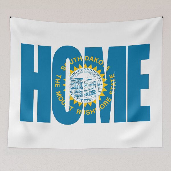Item preview, South Dakota Home - State Flag designed and sold by DonDota.