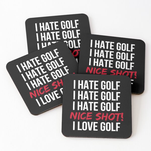Item preview, I Hate Golf Oh Nice Shot! I Love Golf Golfing Golfer designed and sold by RandomStuffShop.