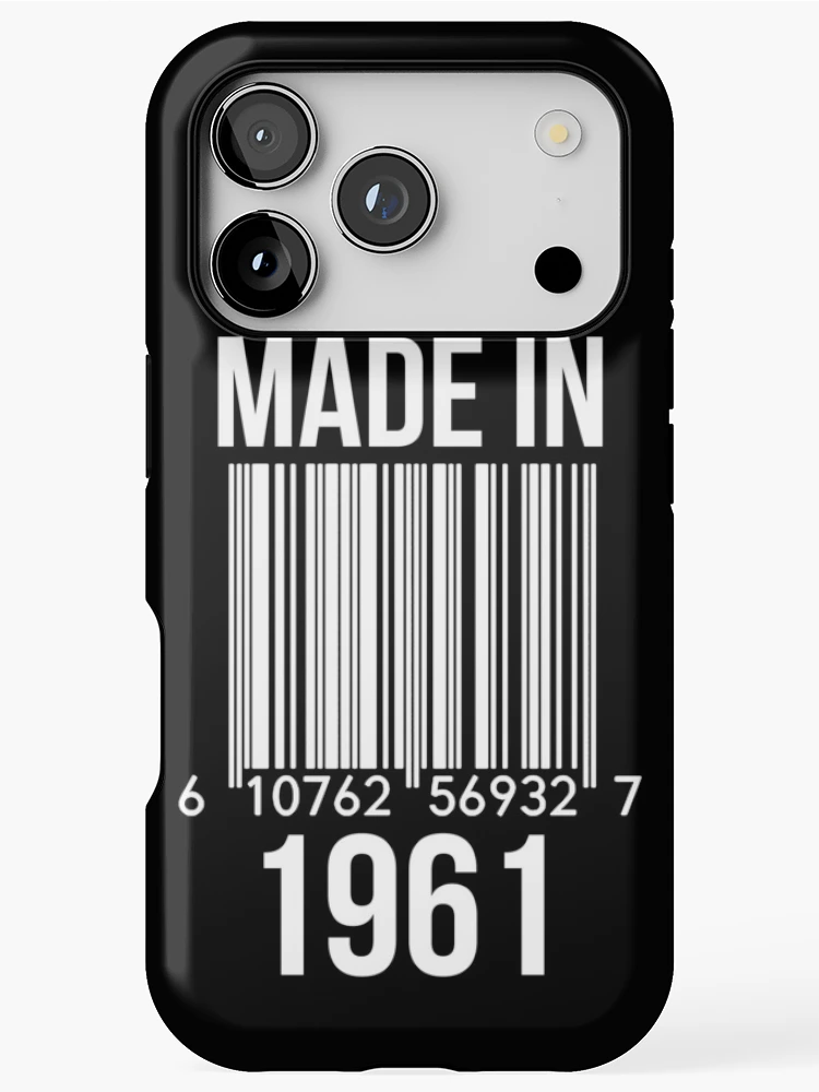 Thumbnail 1 of 4, iPhone Case, Made In 1961 designed and sold by RandomStuffShop.