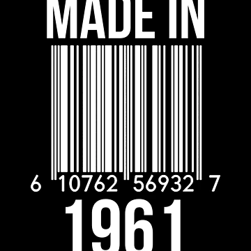 Artwork thumbnail, Made In 1961 by RandomStuffShop