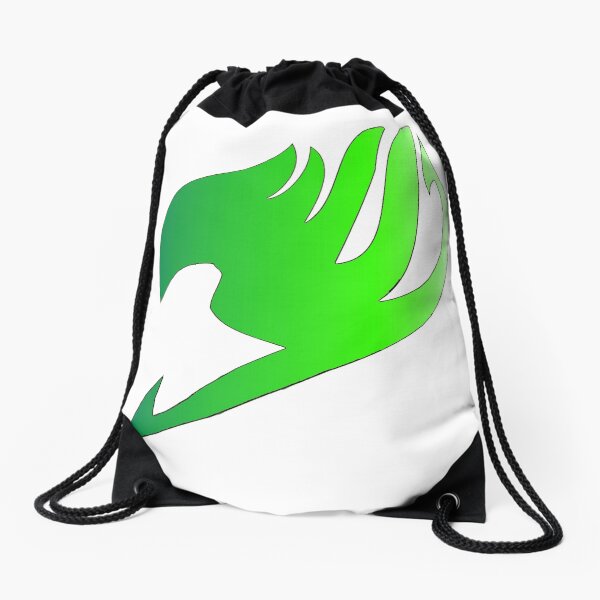 Fairy Tail Green fade symbol Drawstring Bag