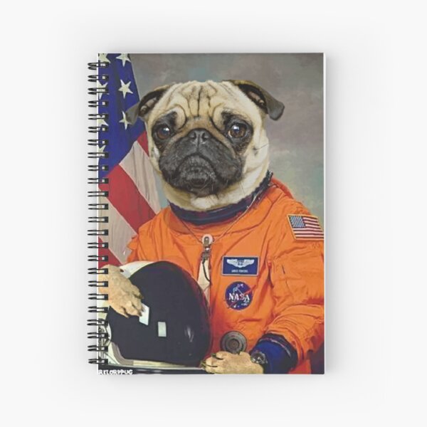 Astropug Spiral Notebook