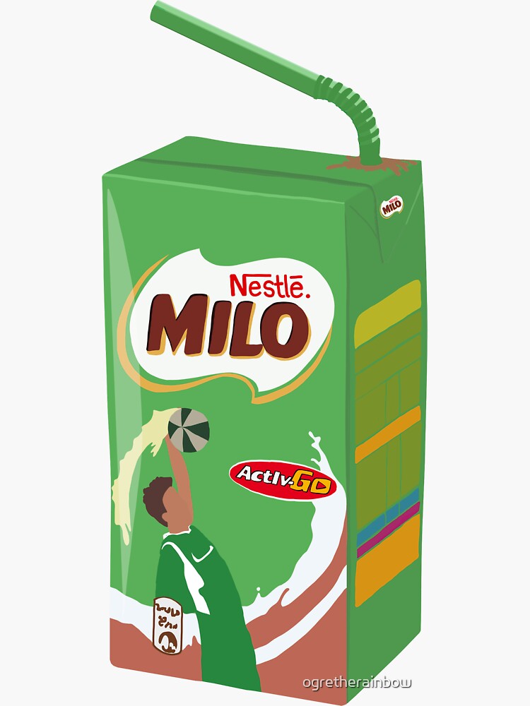"Milo Drink" Sticker for Sale by ogretherainbow Redbubble