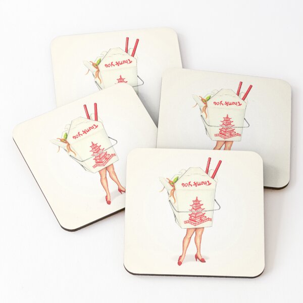 Item preview, Chinese Takeout Pin-Up designed and sold by Kelly  Gilleran.