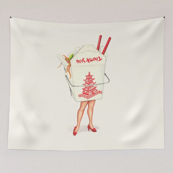Item preview, Chinese Takeout Pin-Up designed and sold by Kelly  Gilleran.