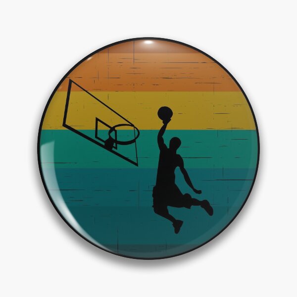 Item preview, Dunking Basketball Player (Vintage Retro) designed and sold by Express YRSLF.