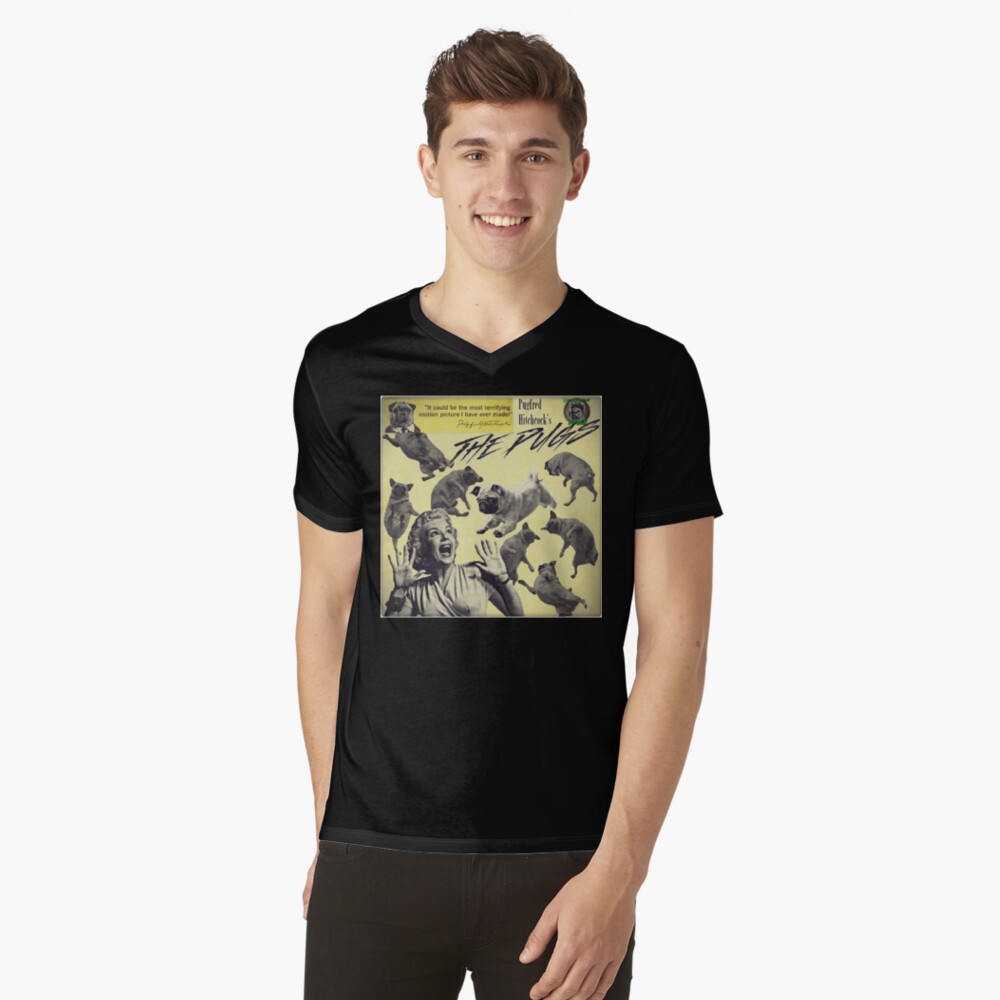 Item preview, V-Neck T-Shirt designed and sold by darklordpug.