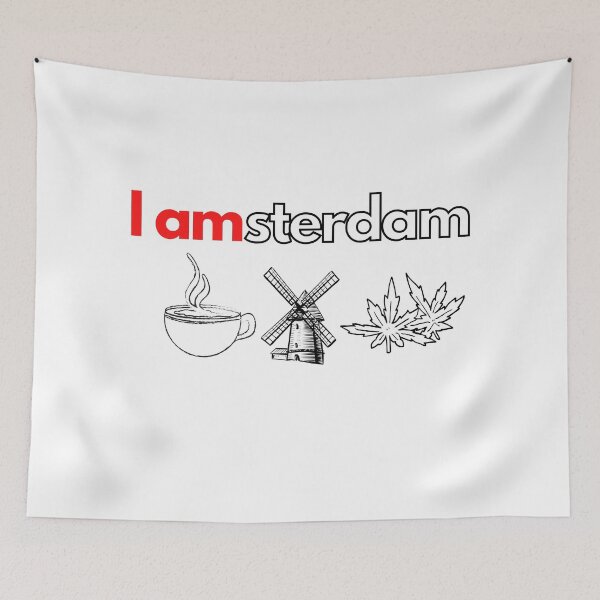 Item preview, Amsterdam Skyline, Amsterdam City, The Netherlands, Europe, I Amsterdam designed and sold by ColorOfIris.