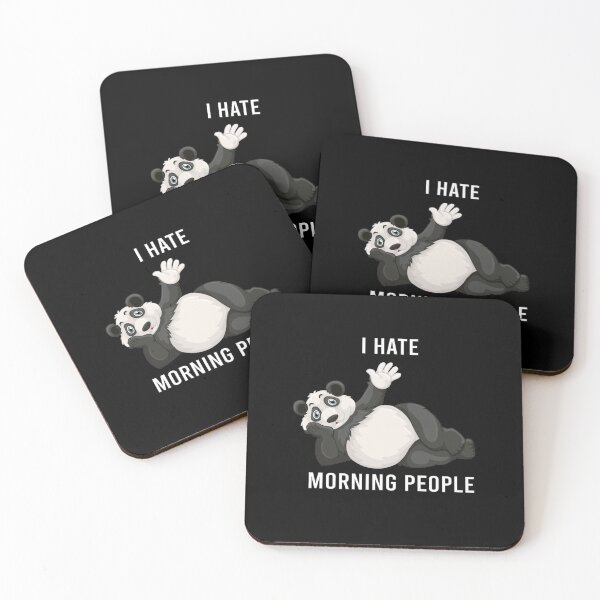 Item preview, Panda I hate morning people, funny panda, no morning people, panda lover, trending, best selling  designed and sold by yeodesign  ⭐⭐⭐⭐⭐.