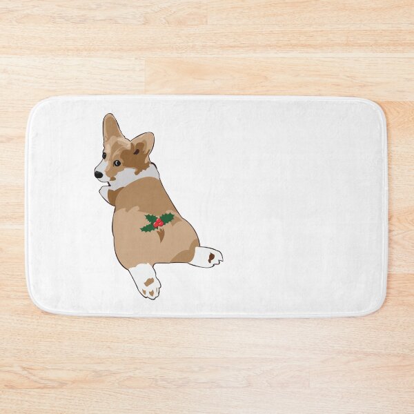 Item preview, Corgi with some mistletoe designed and sold by Kaleb Ahrens.