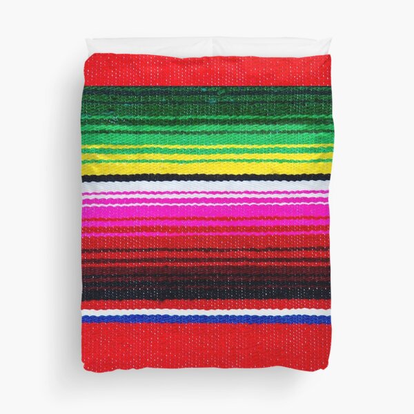 mexican serape duvet cover