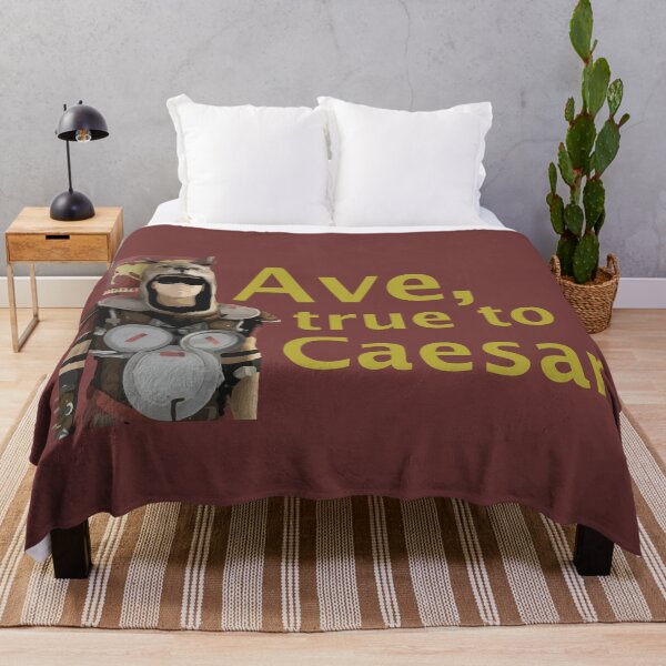 Item preview, Ave, true to Caesar (Yellow on Red) designed and sold by Mercatus.