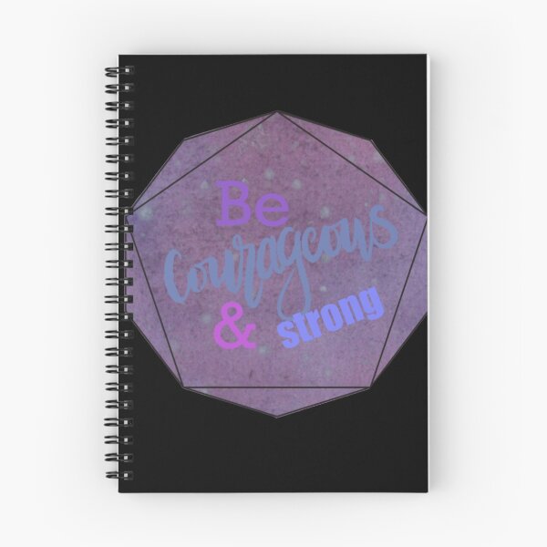 Item preview, JW stickers - Be Courageous and Strong - galaxy style designed and sold by Shutterbunny Art & Creative.