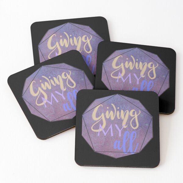 Item preview, JW stickers - Giving My All - galaxy style designed and sold by Shutterbunny Art & Creative.