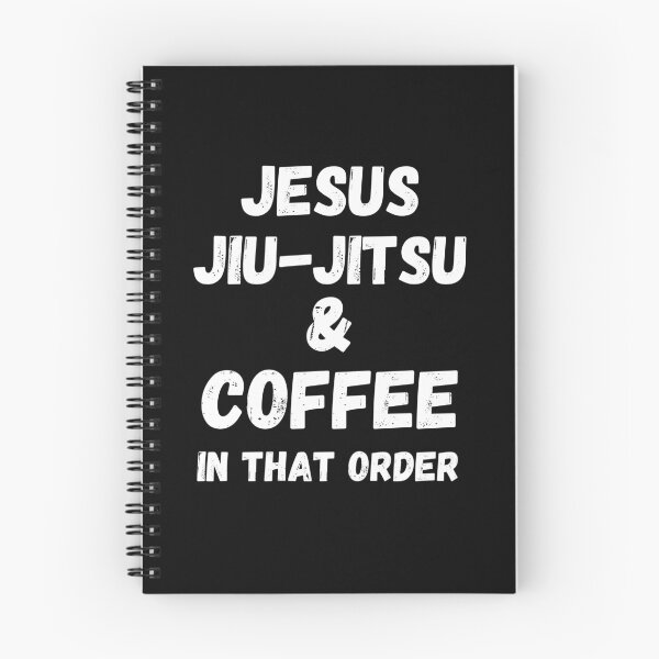Item preview, Jesus, Jiu-Jitsu & Coffee (white) designed and sold by AlexArtwork.