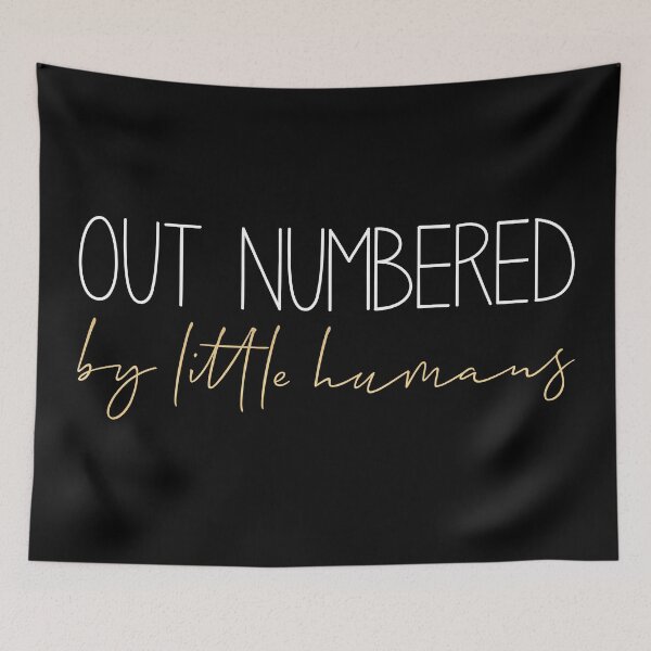Item preview, Outnumbered by little humans designed and sold by Kaleb Ahrens.