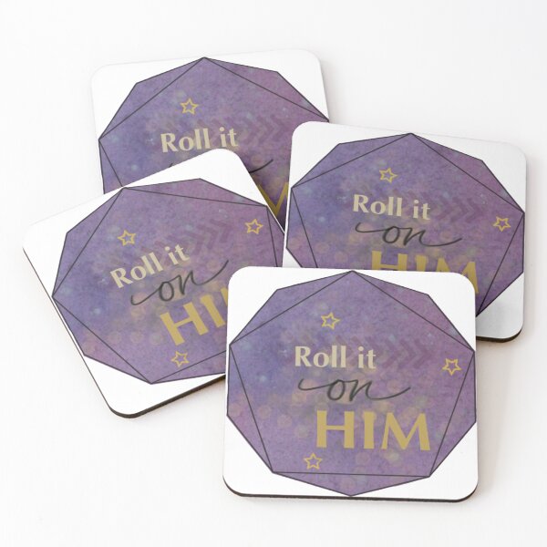 Item preview, JW stickers - Roll It On Him - galaxy style designed and sold by Shutterbunny Art & Creative.