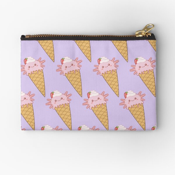 Item preview, Strawberry Axolotl Ice Cream designed and sold by ElectricFangs.