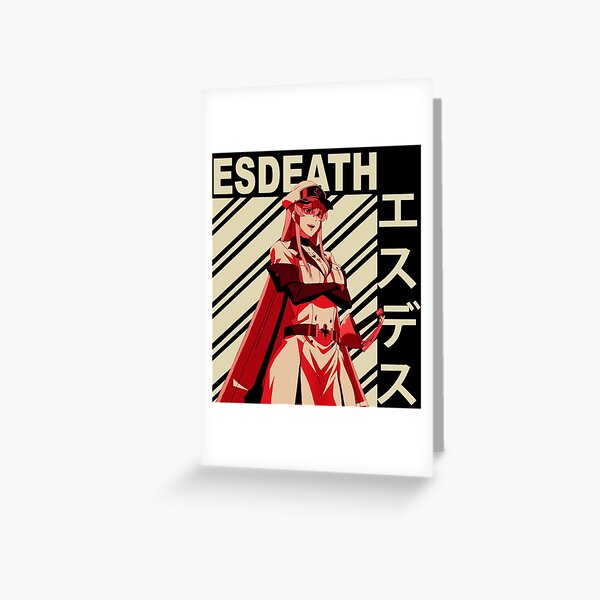 Esdeath  Greeting Card for Sale by Mustuk Mustuk