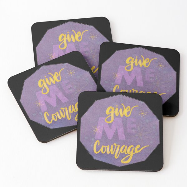 Item preview, JW stickers - Give Me Courage - galaxy style designed and sold by Shutterbunny Art & Creative.