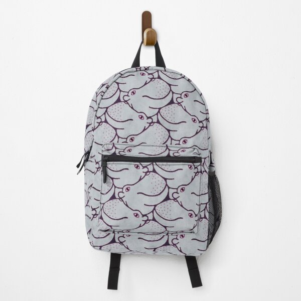 Item preview, Heads Up Hippos - grey designed and sold by Hippopottermiss.