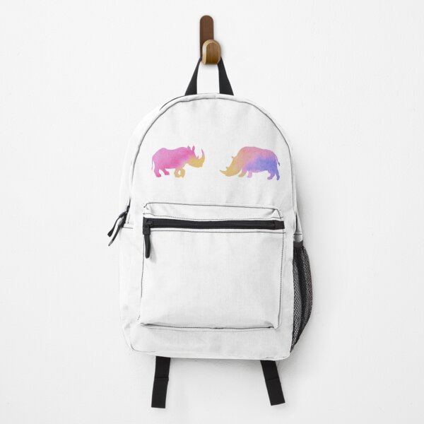 Item preview, Pink Watercolor Rhinoceros designed and sold by Hedda Young.