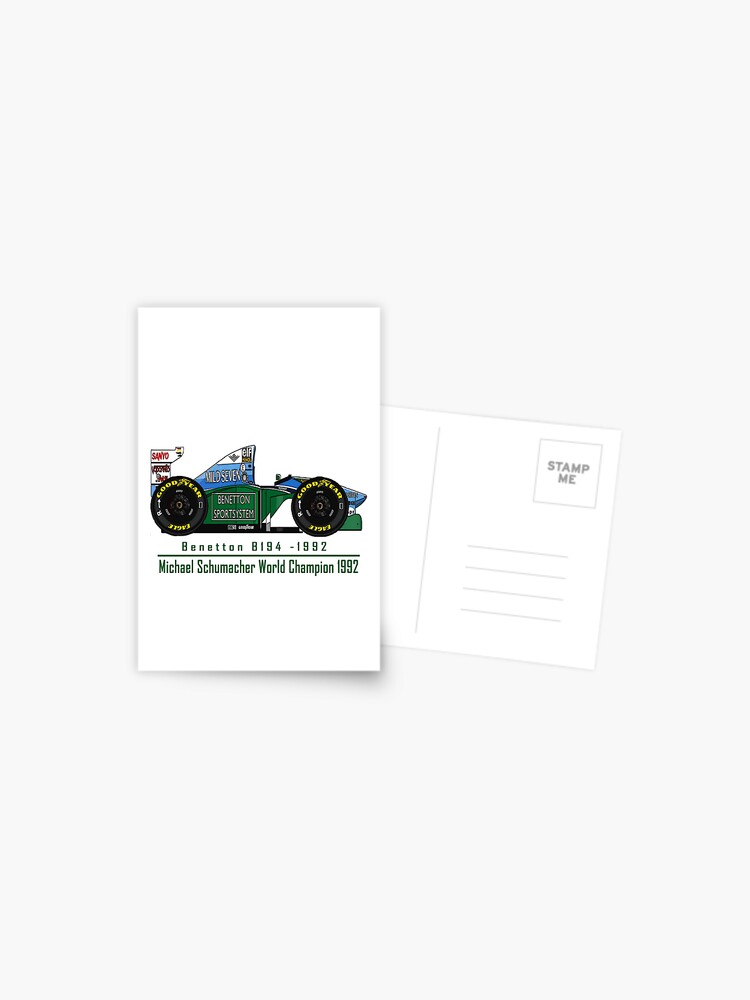 Schumacher Benetton F1 | Postcard