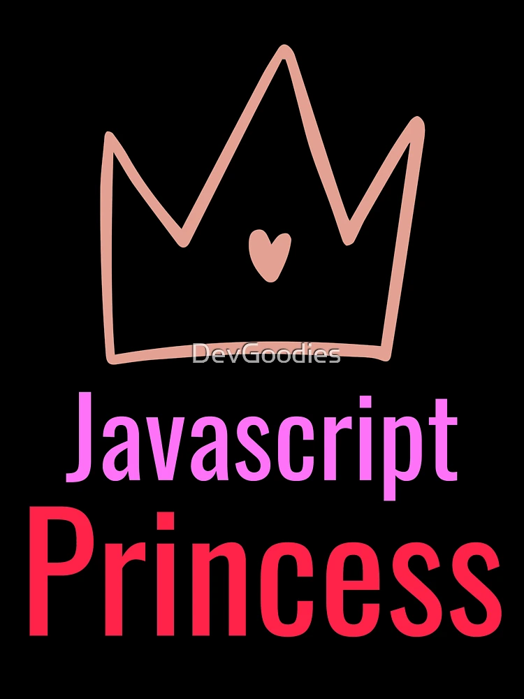 Thumbnail 7 of 7, Oversized T-Shirt, JavaScript Princess - Women Who Code designed and sold by DevGoodies.