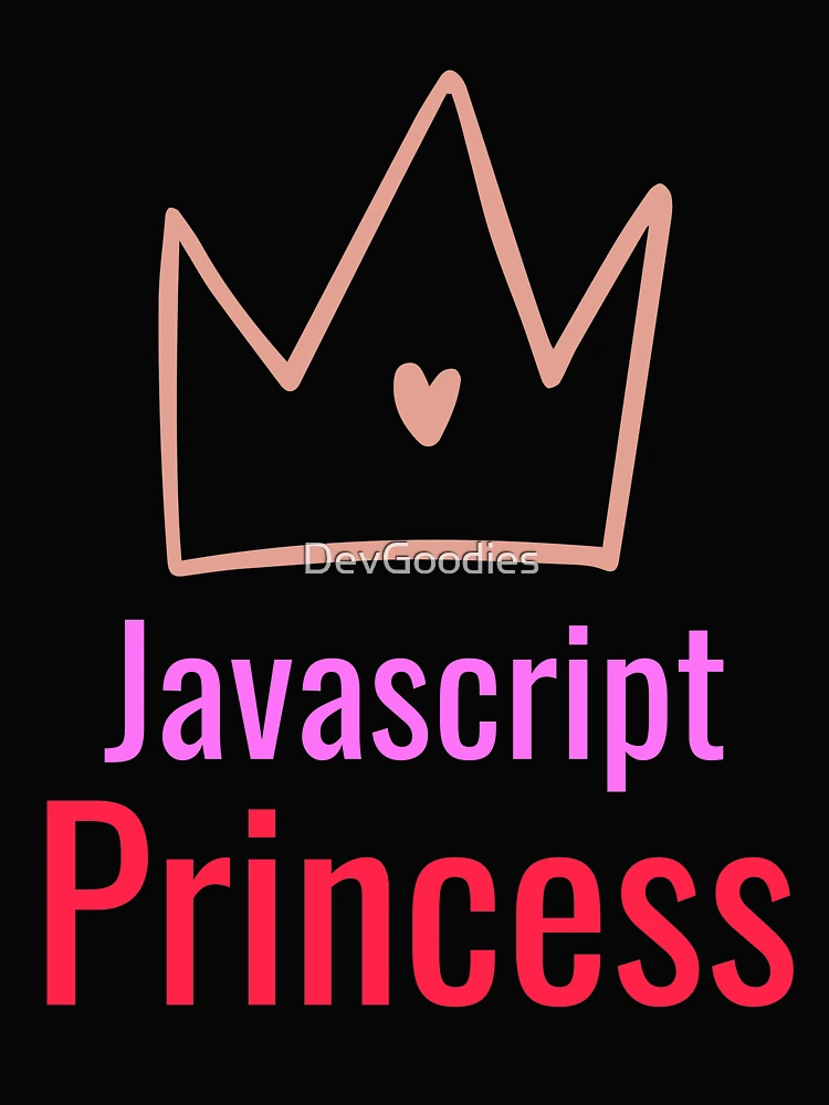 Imagen 4 de 4, Camiseta holgada boxy con la obra JavaScript Princess - Mujeres que codifican, diseñada y vendida por DevGoodies.