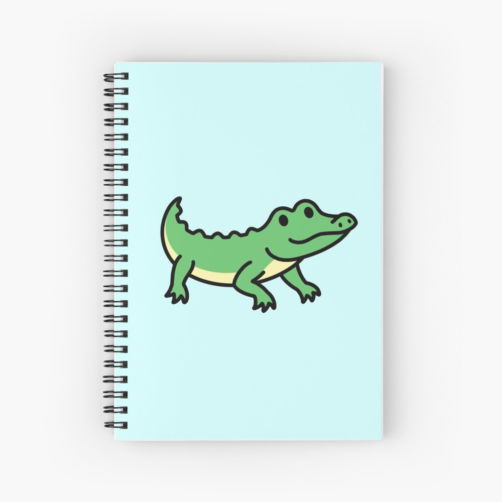 Easy How to Draw an Alligator Tutorial and Alligator Coloring Page