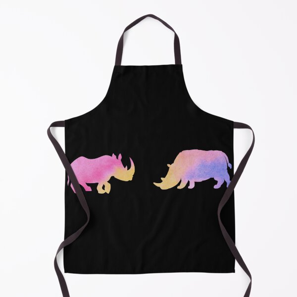 Item preview, Pink Watercolor Rhinoceros designed and sold by Hedda Young.
