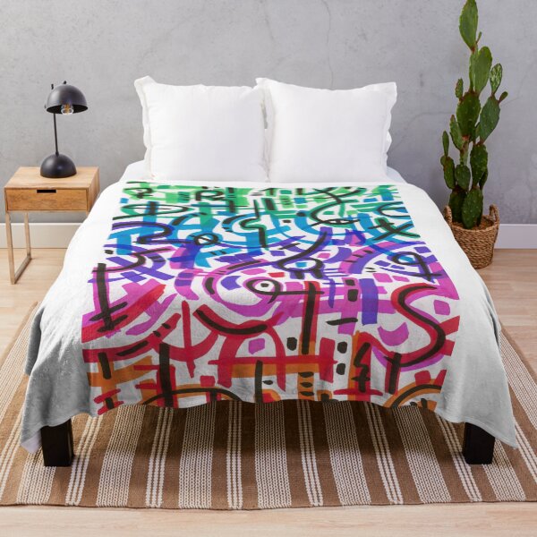 Item preview, Abstract Colorful Doodle Pattern designed and sold by kattvalk.